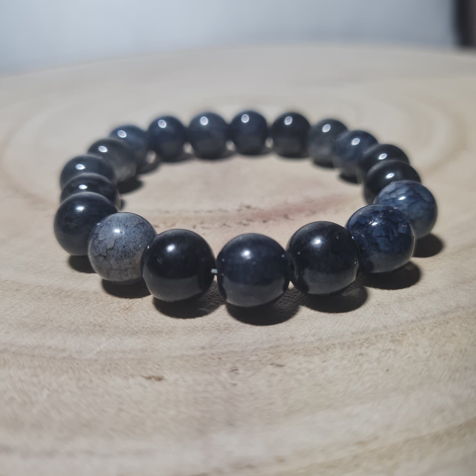 Bracelet Larvikite - Protection et Intuition
