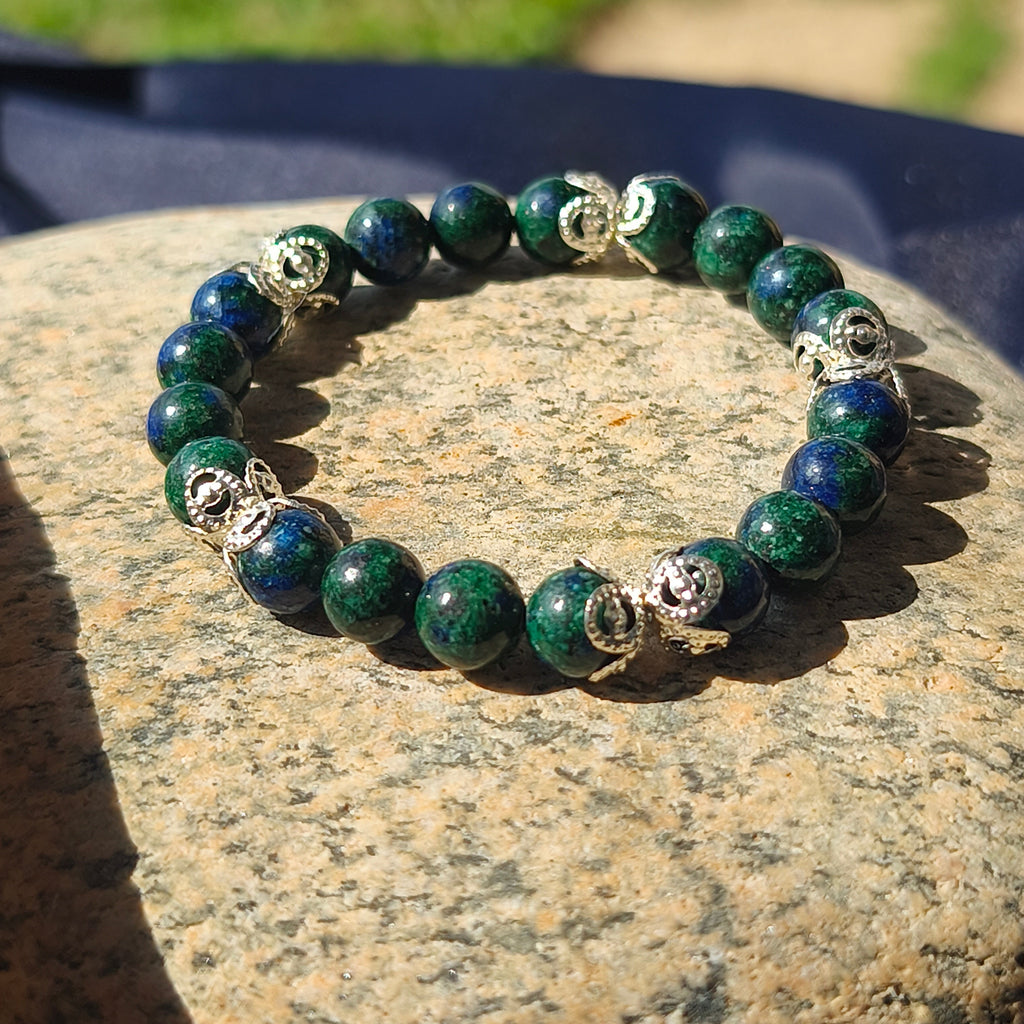 BRACELET - Clarté & Élévation intérieure ( Azurite )