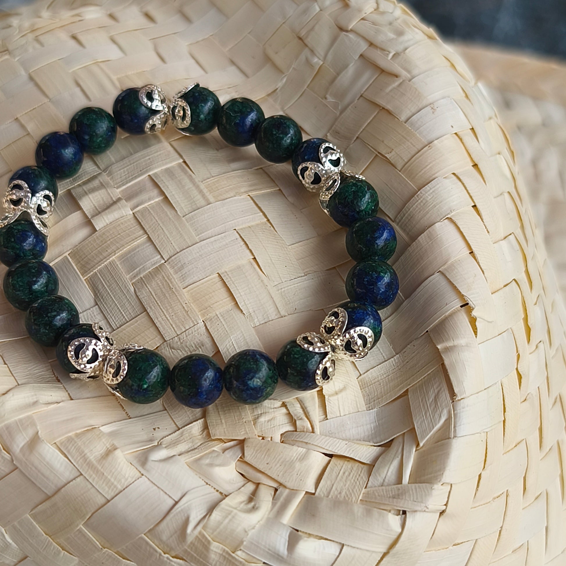 BRACELET - Clarté & Élévation intérieure ( Azurite )