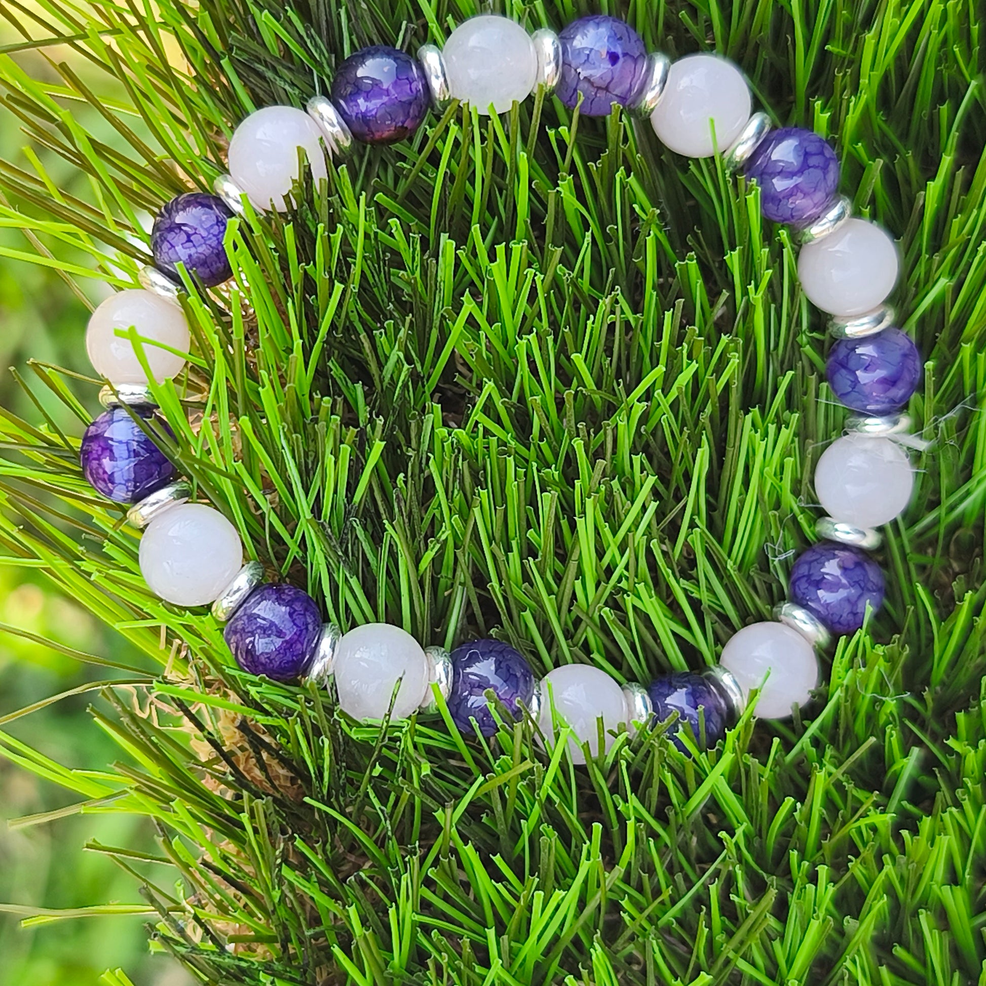 BRACELET - Amour & Sérénité – Quartz Rose & Améthyste