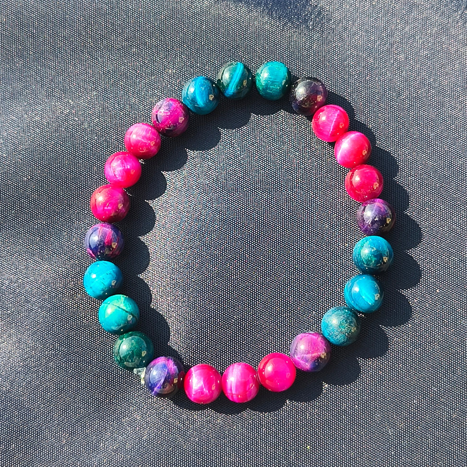 BRACELET - Oeil de Tigre Coloré