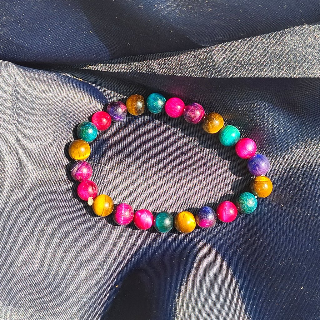 BRACELET - Oeil de Tigre Coloré