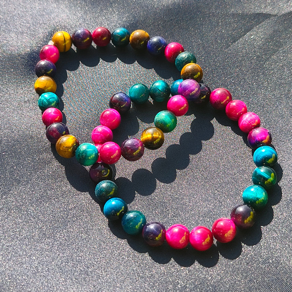 BRACELET - Oeil de Tigre Coloré