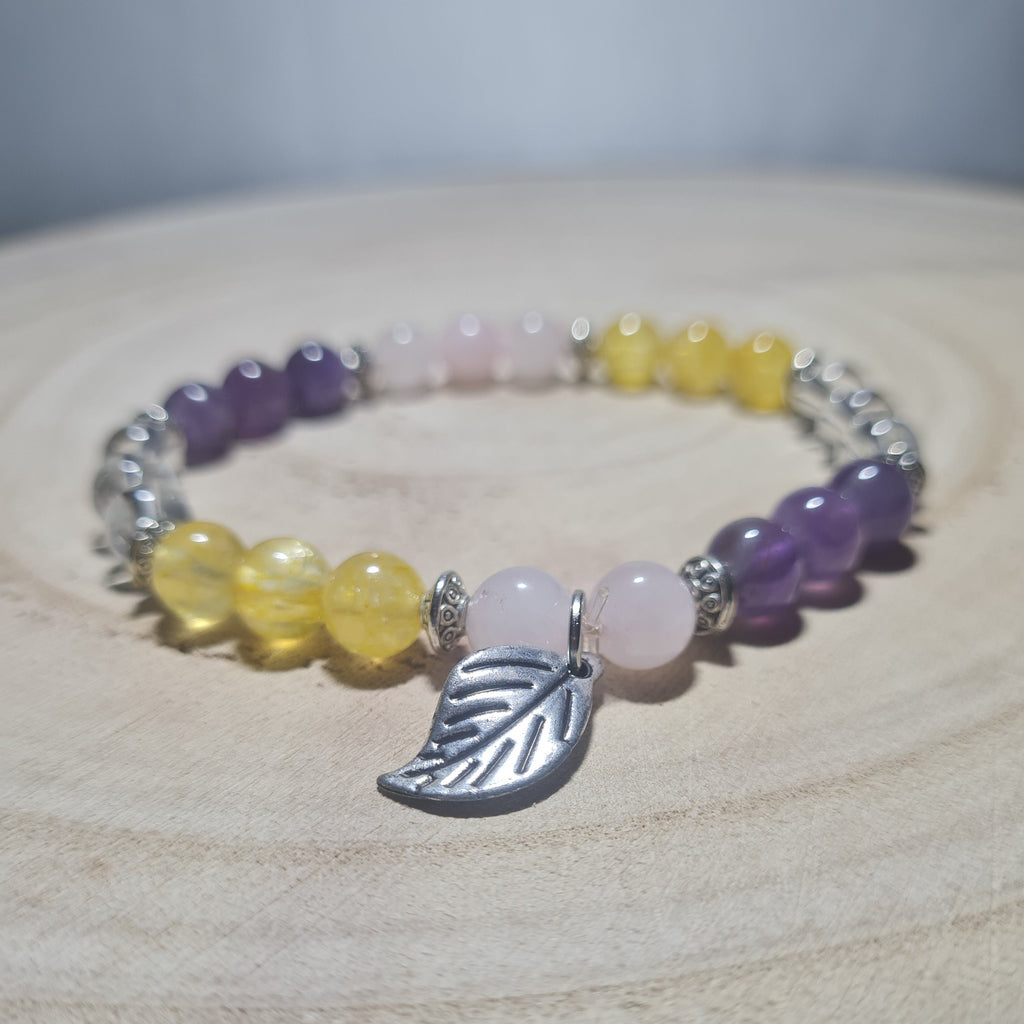 Bracelet - Lumière d'Amour ( Plume )