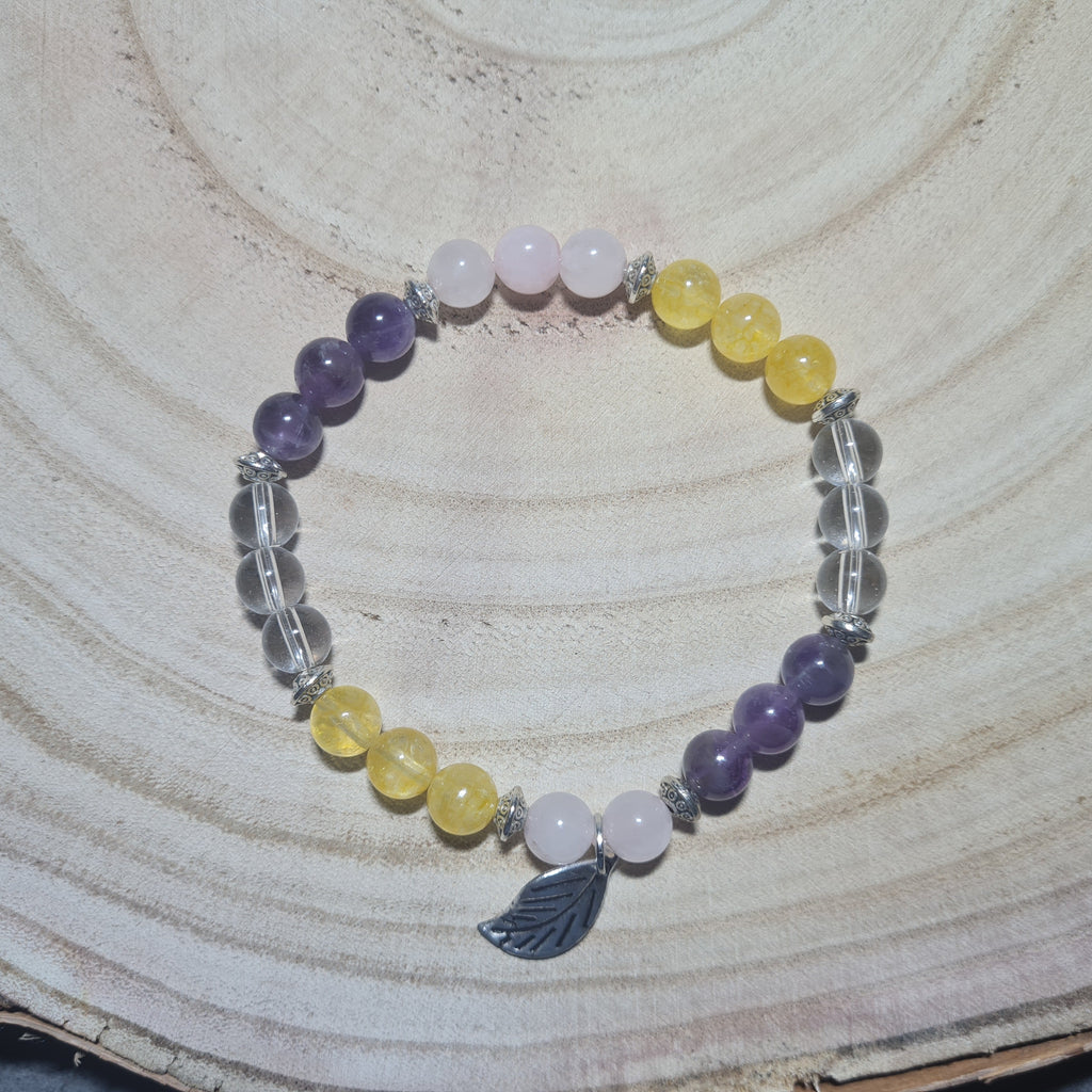 Bracelet - Lumière d'Amour ( Plume )