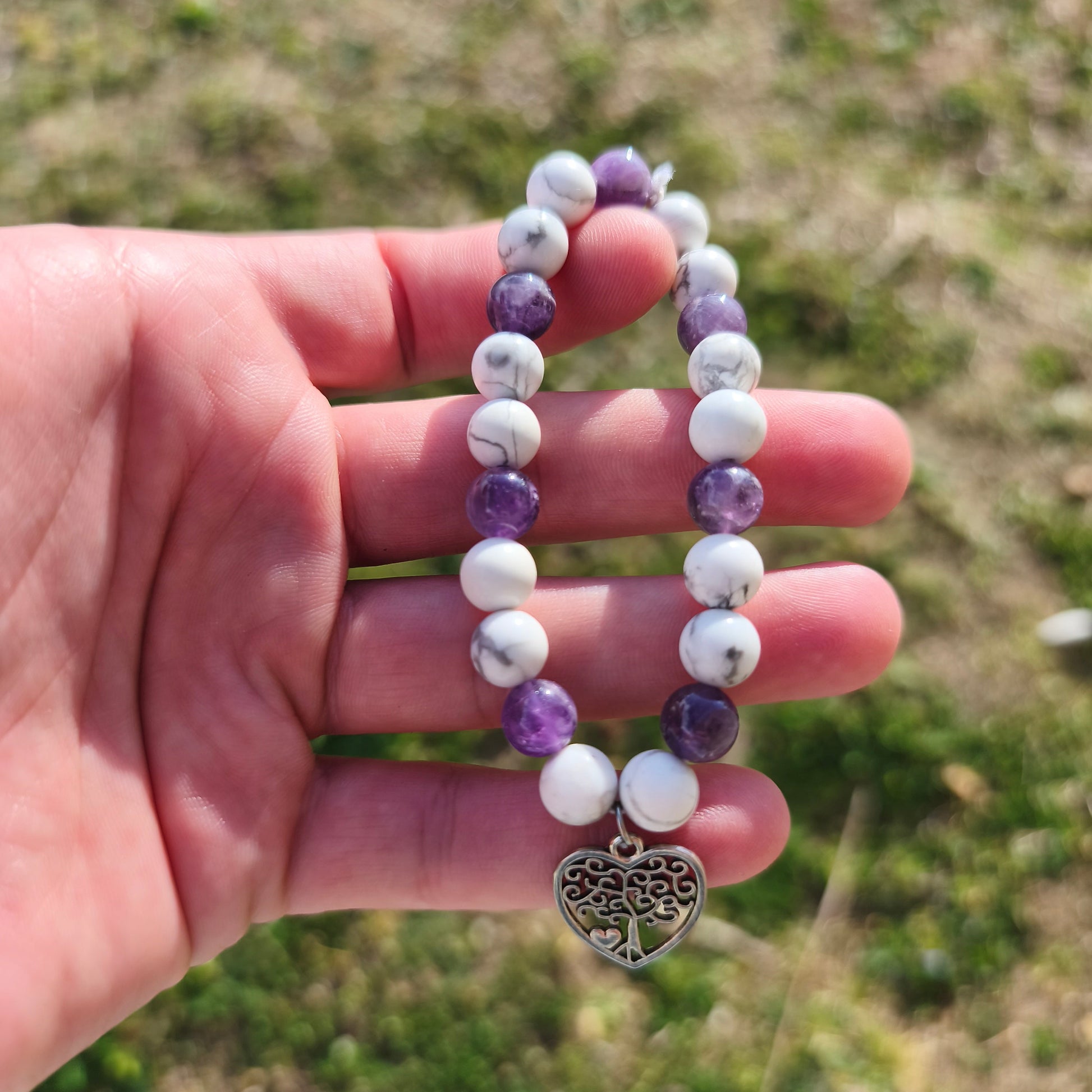 Bracelet - Sérénité Éthérée (Coeur arbre de vie)