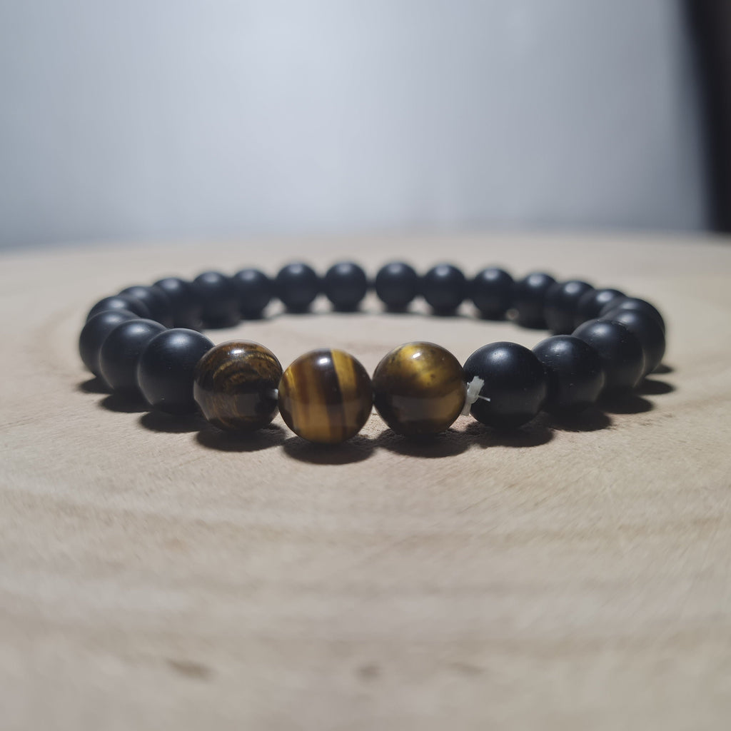 Bracelet - Oeil du tigre (3 perles)