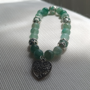 BRACELET - Harmonie, Douceur & Renouveau ( Aventurine & Arbre de Vie )