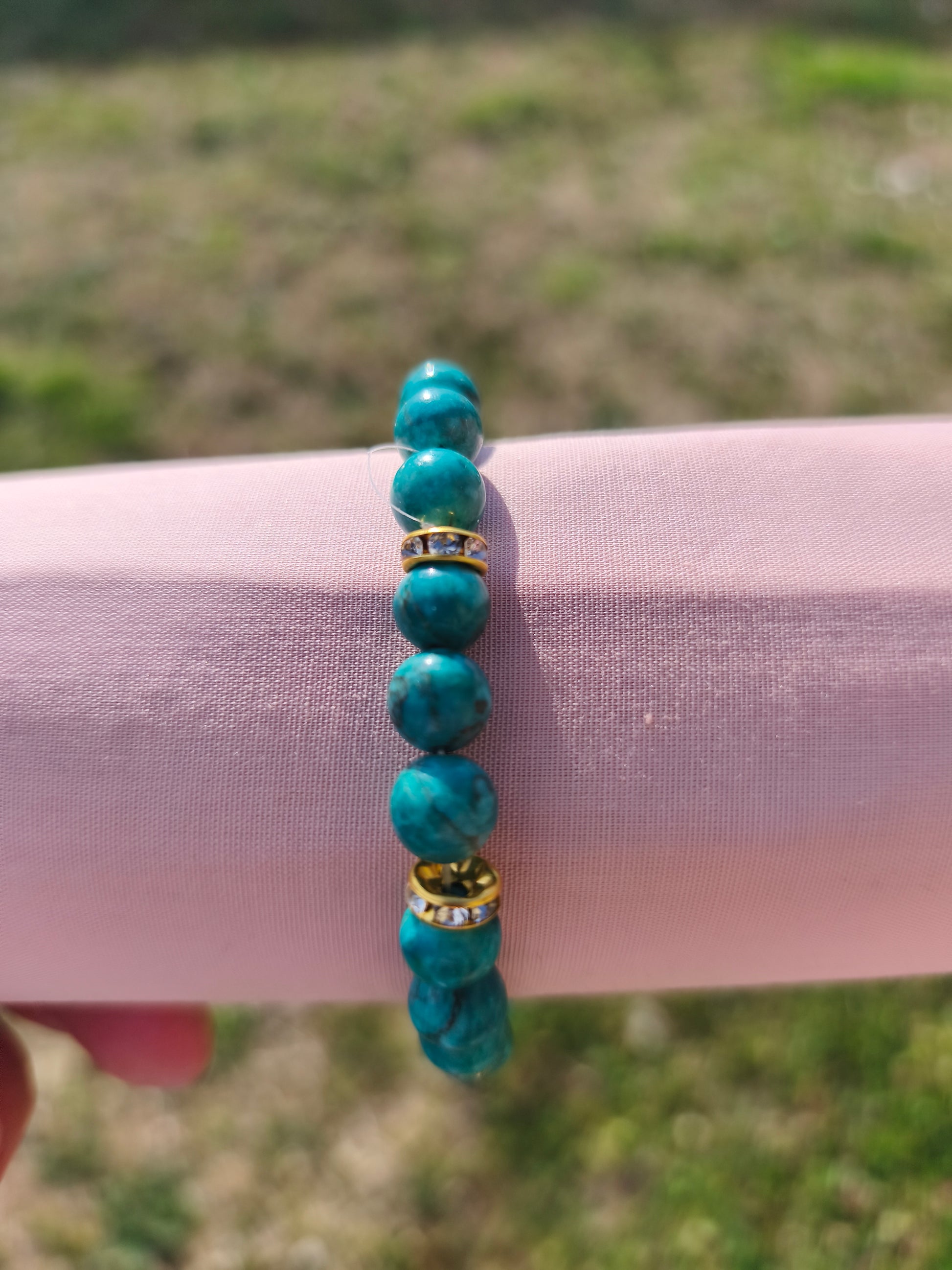 Bracelet - Turquoise Doré