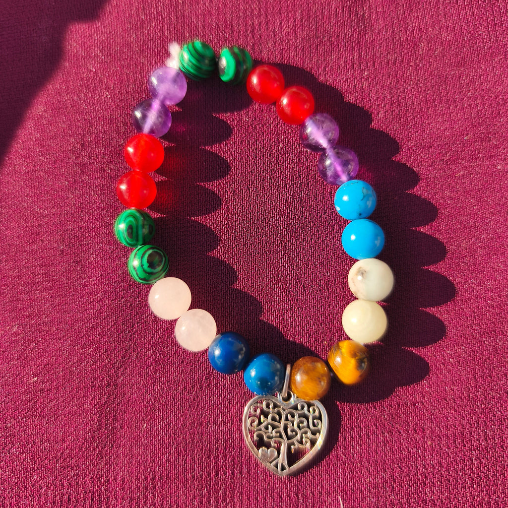 Bracelet - Cœur de Lumière (Coeur arbre de vie)