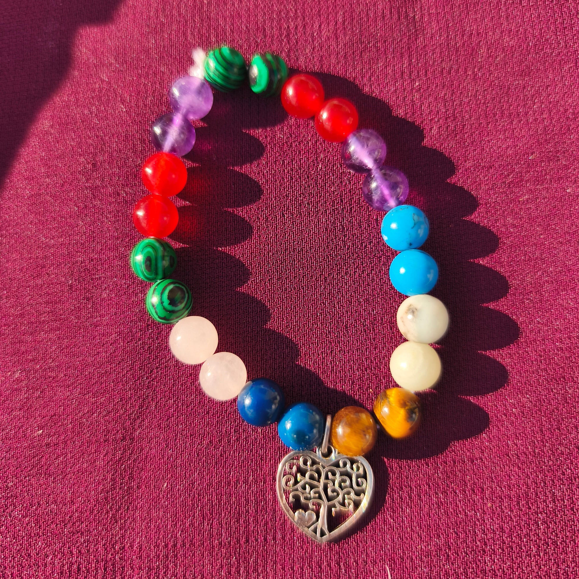 Bracelet - Cœur de Lumière (Coeur arbre de vie)