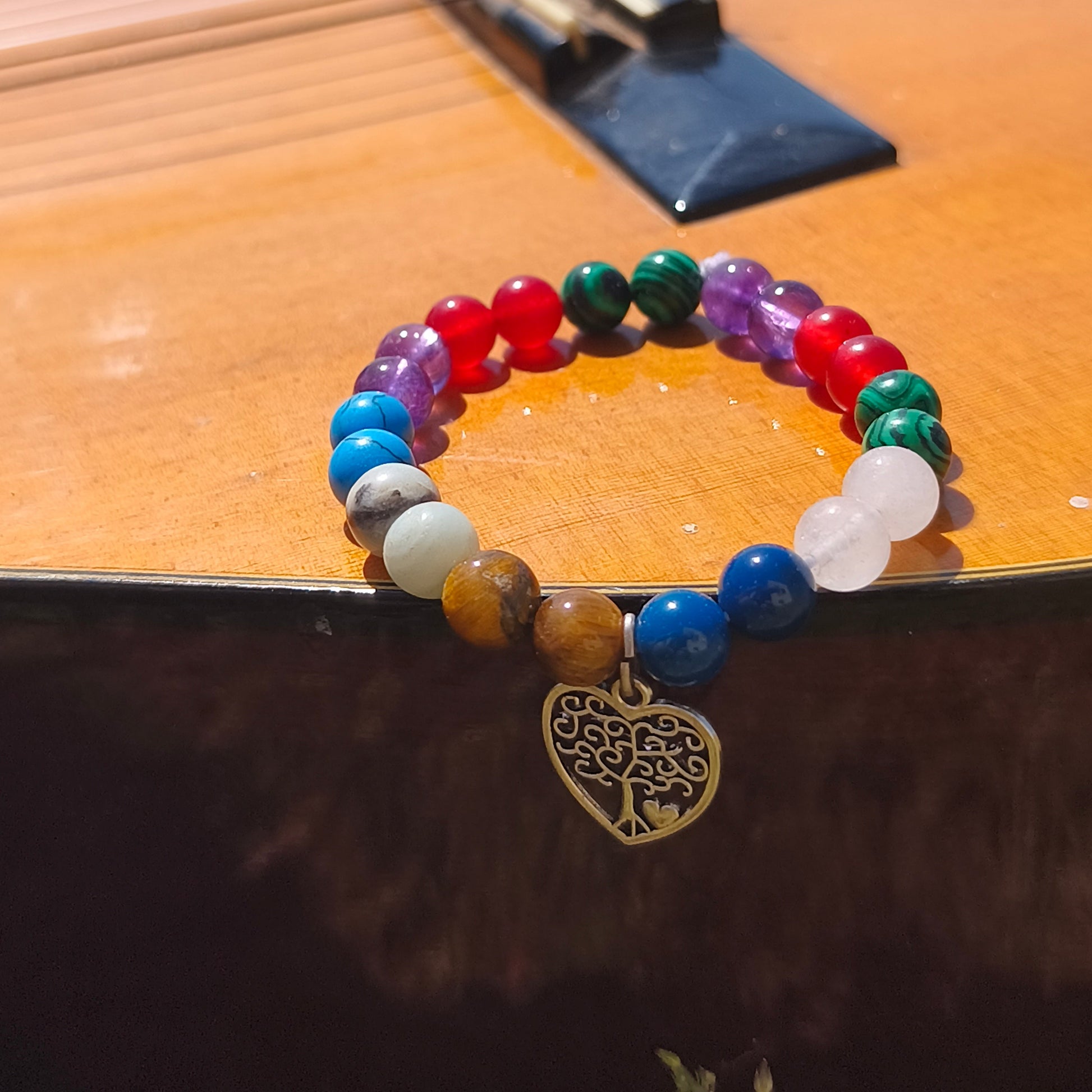 Bracelet - Cœur de Lumière (Coeur arbre de vie)