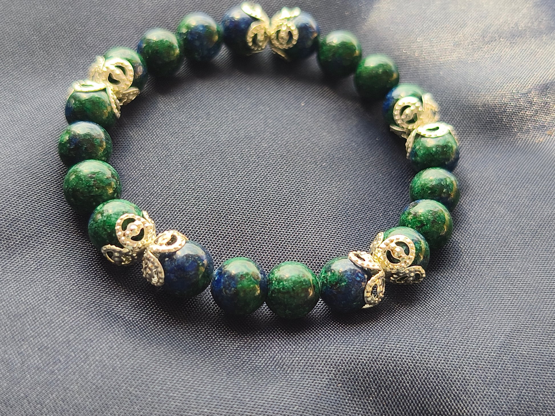 BRACELET - Clarté & Élévation intérieure ( Azurite )