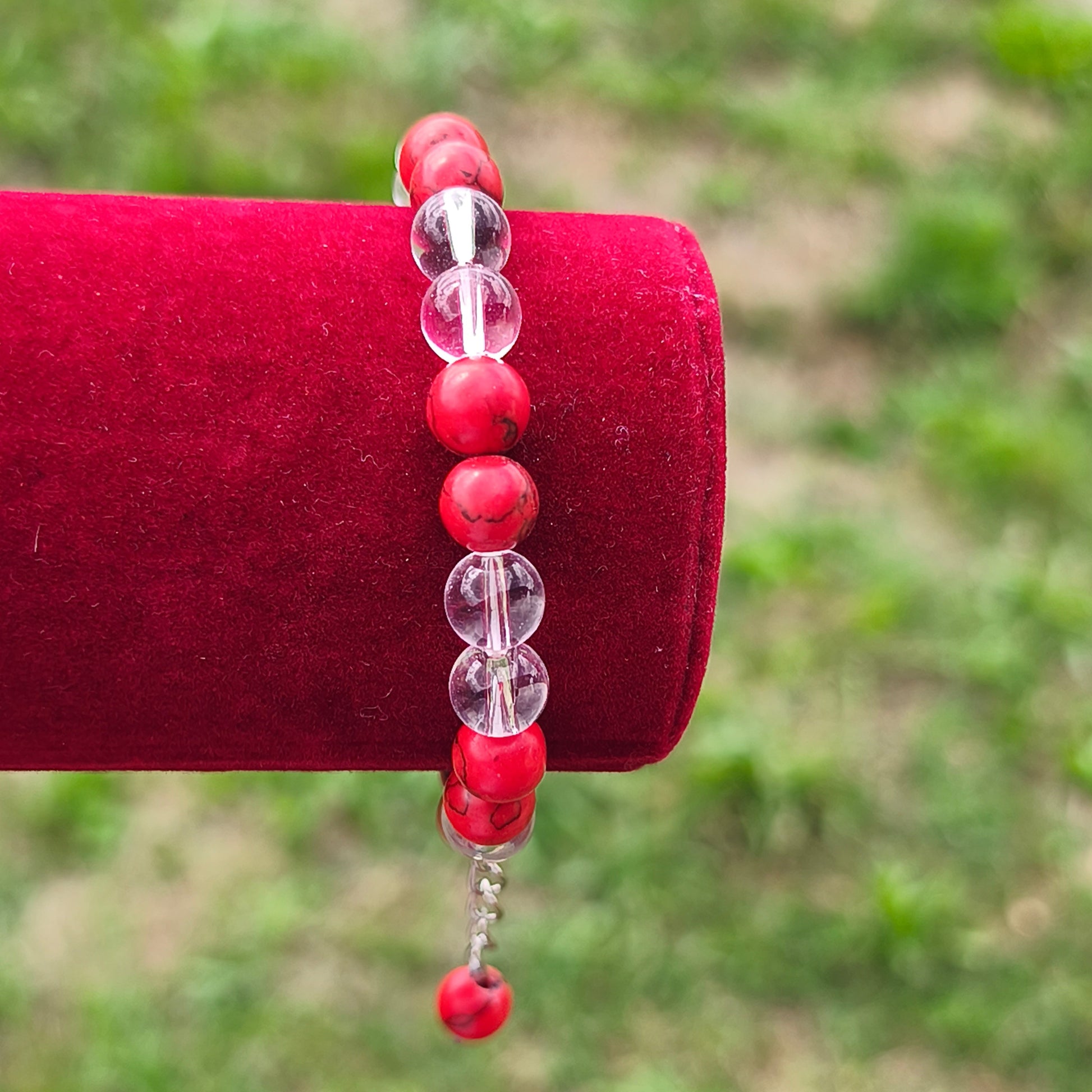 BRACELET : Jaspe Rouge